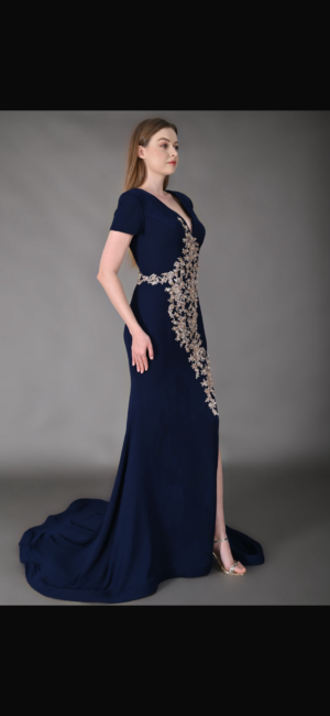 فستان سهره كحلي